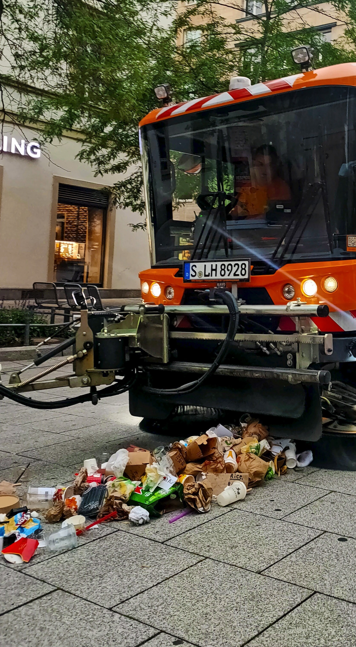 Besonders stark sind die Verschmutzungen am Samstag- oder Sonntagmorgen.