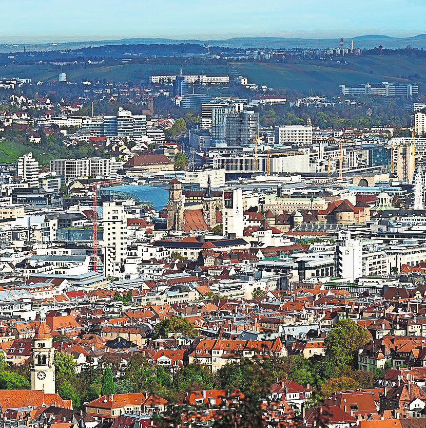 Kanzlei mit Aussicht am Killesberg.