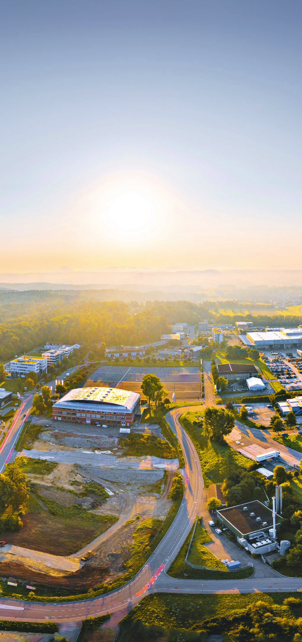Der Stauferpark in Göppingen aus der Luft. Wie es hier künftig weitergeht, steht noch nicht fest. Foto: Stadtmarketing Göppingen