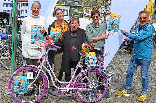 Das diesjährige Orgateam (von links): Petra und Sarah Rombach, Elli Ziser, Beatrix und Hubert Bührer CRI