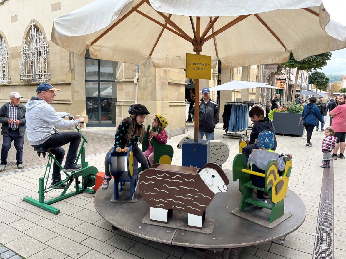 Attraktionen für Kinder gibt es an verschiedenen Stellen.