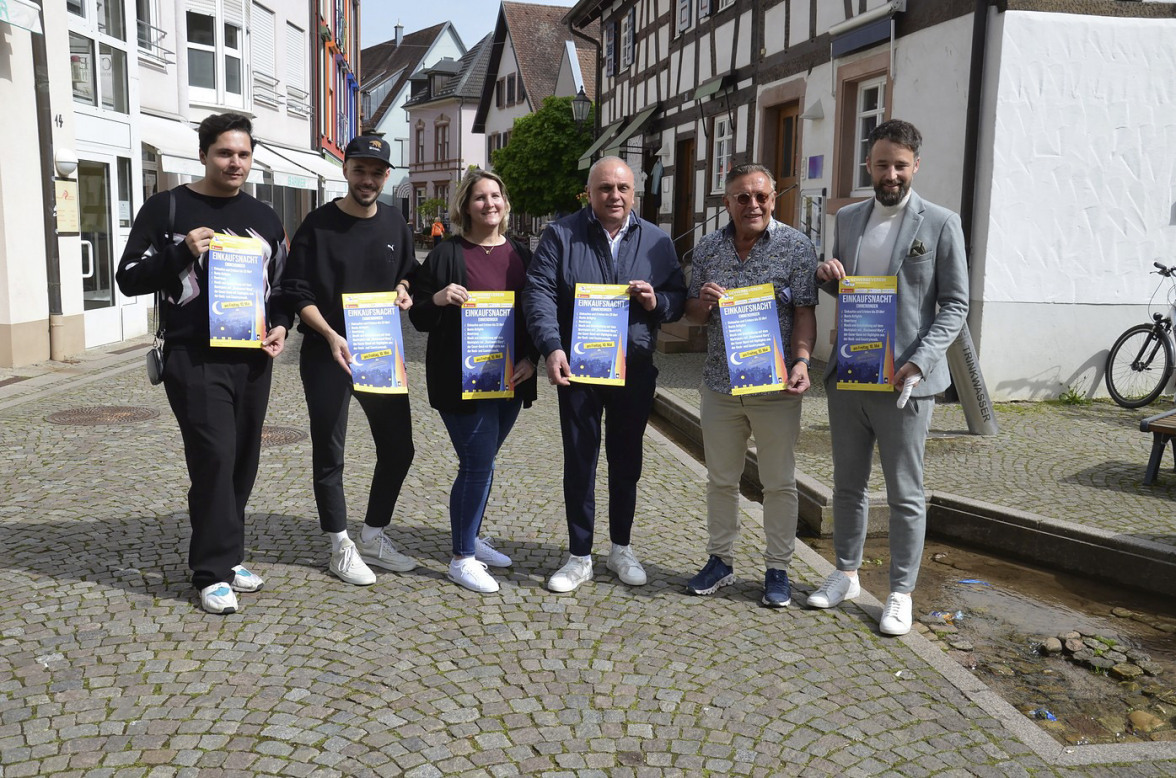 Die Organisatoren der Einkaufsnacht Emmendingen FOTO: CHRISTIAN RINGWALD