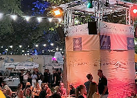 Discosound im Norden des Geländes
