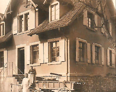 1950 machten Martha und Wilhelm Kohler ihr Wohnzimmer zum Lebensmittelgeschäft.