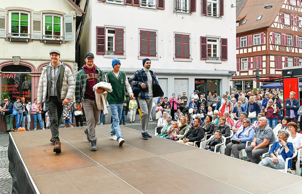 Auch Männer finden Inspiration zur Mode für die kühleren Tage beim Lahrer Herbst. Foto: Endrik Baublies