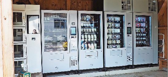 Beim Hoffest kann man sich auch über die innovativen Wege informieren, über die der Seebodenhof seine Erzeugnisse vermarktet. Einer davon sind die Frischeautomaten.