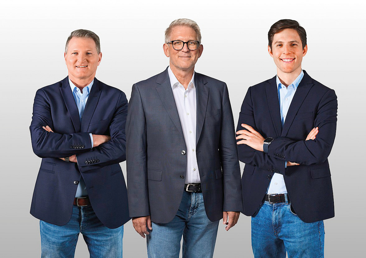 Führungstrio von Edeka Kohler (von links): Gerd, Uwe und Maximilian Kohler