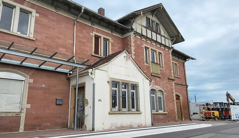 Ein Zeichen der Zusammengehörigkeit: Der Mahlberger Bahnhof liegt in Orschweier.