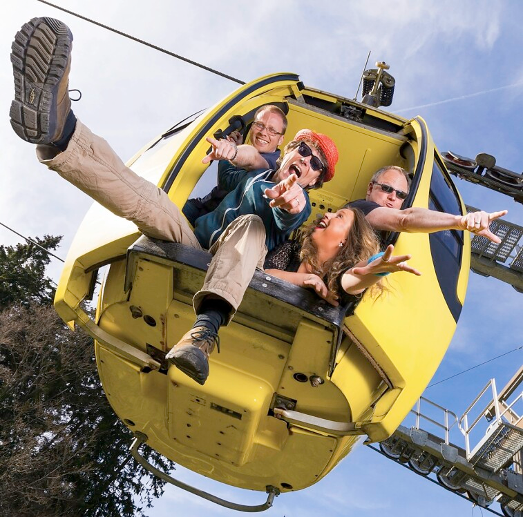 Mit der Band Mr. Bee geht es musikalisch hoch hinaus