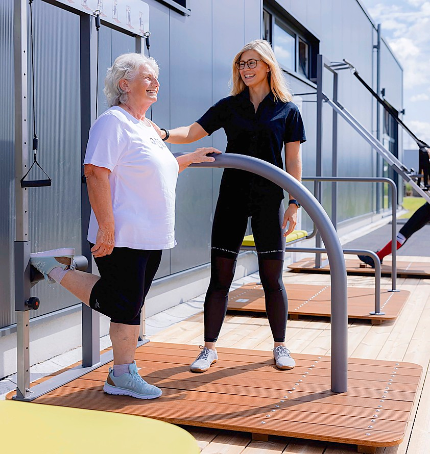 Ein eigener Bereich widmet sich dem Thema Sport und Gesundheit.