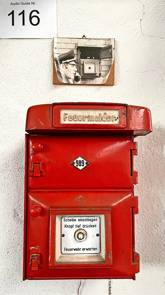 Historischer Feuermelder.