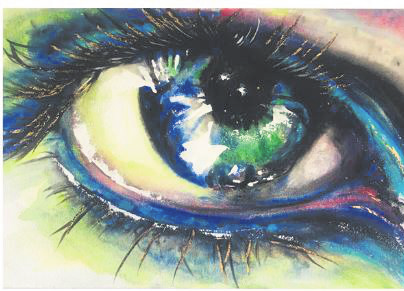 Beate Scheck stellt bei Böhme Sehen + Hören aus. Foto: z