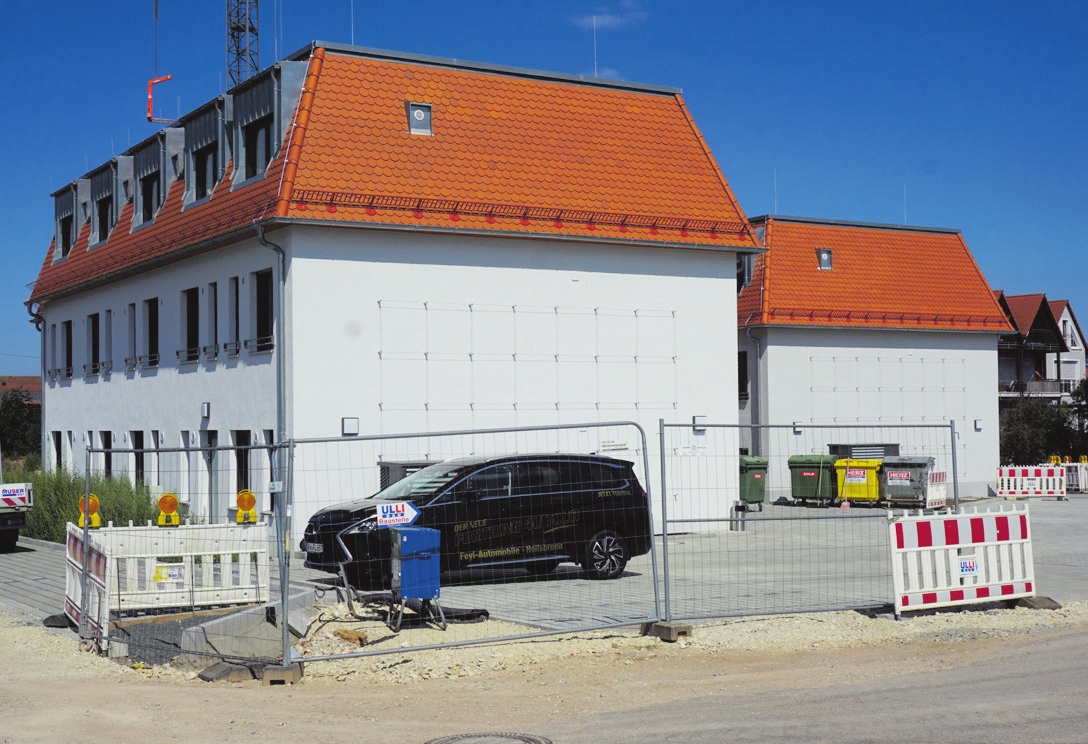 Gebäudeteil A ist bereits von den Studenten der Landesfinanzschule in Ansbach seit dem vergangenen Semester bezogen.