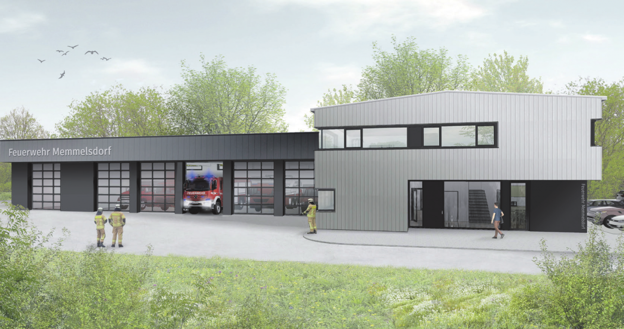 In diesem Jahr wird die neue Feuerwehrzentrale für die Memmelsdorfer Feuerwehr gebaut. Richtfest ist am 30. Mai.