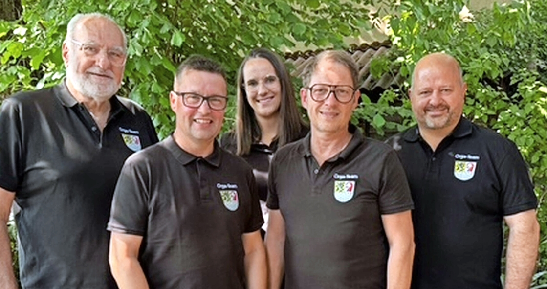 Das Orga-Team der „Langen Nacht“ (v.l.): Bürgermeister Roland Kauper, die Stadträte Reinhold Söder, Julia Kauper und Florian Roth sowie der Landtagsabgeordnete Holger Dremel. FOTO: STADT SCHESSLITZ