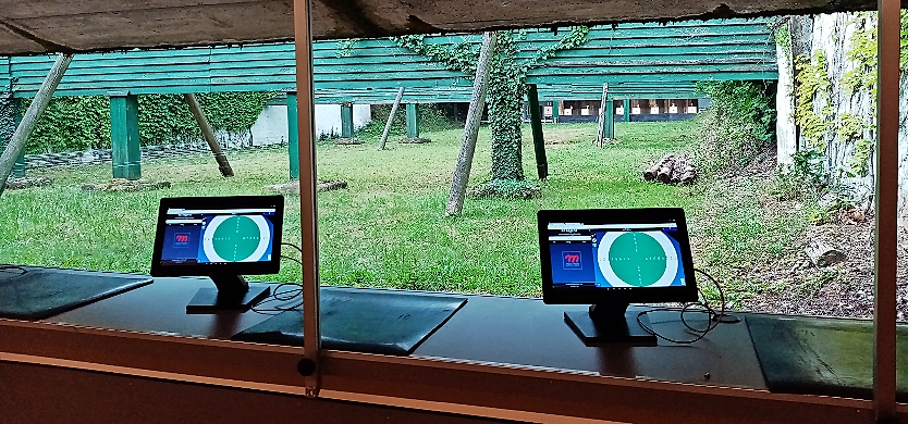 Die neue KK-Schießanlage wurde im Herbst 2023 auf elektronische Schießstände umgebaut.
