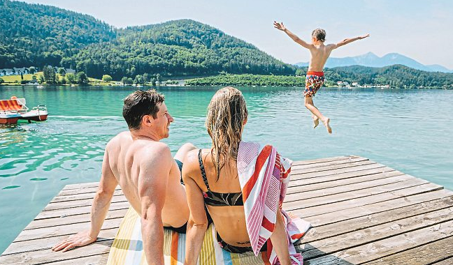 Der Klopeiner See ist ein ideales Ziel für Familien.<br/>Foto: Martin Hoffmann