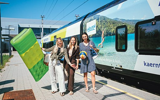 Ein autofreier Urlaub ist dank der neuen Anbindung an die Koralmbahn einfach möglich.<br/>Foto: Martin Hoffmann