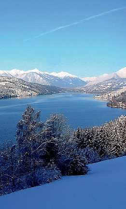 Zauberhaft anzuschauen ist der funkelnde Millstätter See.Foto: Ronnie Pleikner/Kärnten Werbung