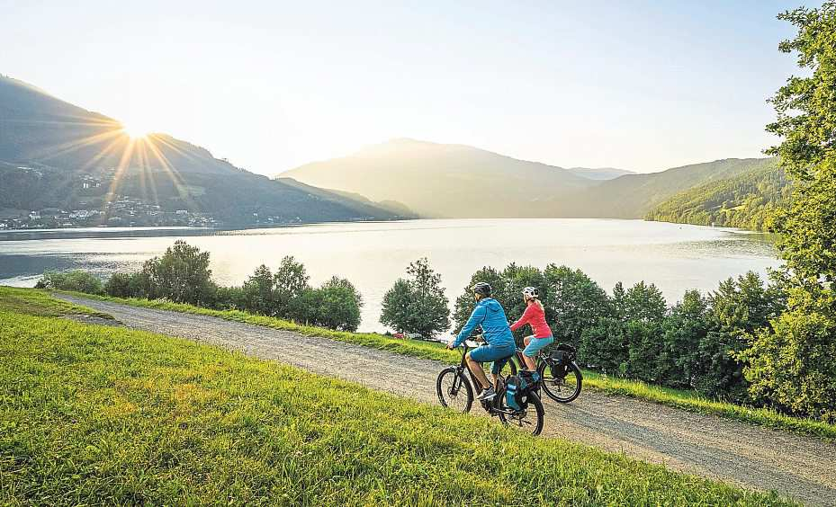 Wunderschön. Radeln entlang des Millstätter Sees. Foto: Gert Perauer