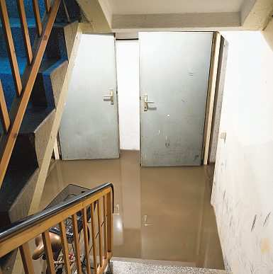 Wenn das Wasser im Keller steht, den Profi holen und die Elektronik prüfen lassen. Foto: Stephanie Eichler/stockadobe