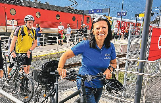 Der Gailtal-Sprinter ist ideal, um mit dem Fahrrad nach Hermagor zu kommen, um danach wieder genussvoll entlang des Gailflusses zurück nach Villach zu radeln.