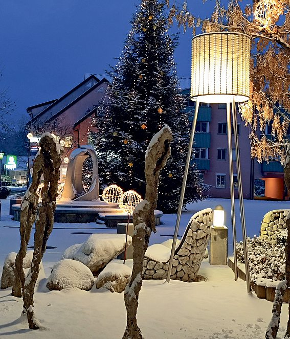 Die winterliche Landschaft ist in Seeboden ein echter Hingucker. Foto: Sophia und Raffaela Granegger