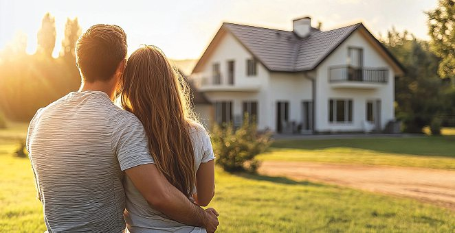 Einfamilienhaus mit | Garten: ein Ort für neue Erinnerungen und große Pläne. Foto: CYBERUSS - stock.adobe.com