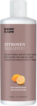 Basler Zitronen-Serie: Die beste Haarpflege für fettiges, feines und normales Haar mit hochwertigem Zitronenextrakt. Fotos: basler