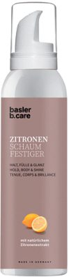Basler Zitronen-Serie: Die beste Haarpflege für fettiges, feines und normales Haar mit hochwertigem Zitronenextrakt. Fotos: basler