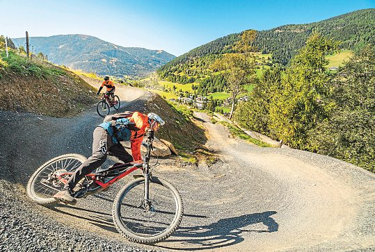 Europas längster Flow Trail in Bad Kleinkirchheim - wer hier fährt, findet seinen Rhythmus. Foto: Mathias Prägant