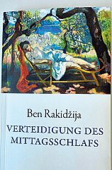 <b>EIN NICKERCHEN MIT HERZ </b><br/>Reisende kennen ihn als Yogaguru - doch Ben Rakidzija kann nicht nur dem Körper, sondern auch der Seele Gutes tun. Seine „Verteidigung des Mittagsschlafs“ (Königshausen & Neumann) ist eine aufgeweckte wie amüsante Hommage an die Siesta, die im träumerischen Tasmunien auf die Anklagebank muss - wunderbar und stilsicher erzählt, Leseempfehlung!