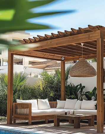 Eine Pergola ist gleichsam stilvoller Blickfang. Foto: ahmad-stock.adobe.com