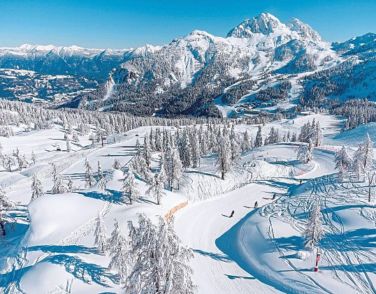 „The Snake“ ist eines der Pistenhighlights am Nassfeld Foto: Martin Lugger