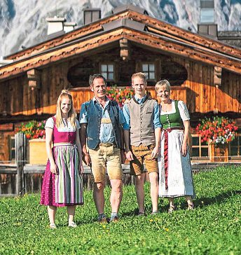 Die Bürglalm in Dienten am Hochkönig, seit dem Jahr 1900 im Besitz der Familie Bürgler. Foto: Bürglalm