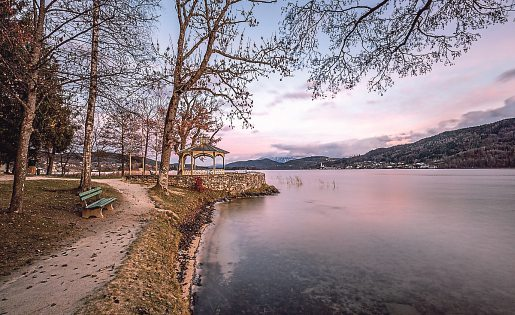 Pörtschach lädt zu Spaziergängen am See. Foto: Daniel Waschnig