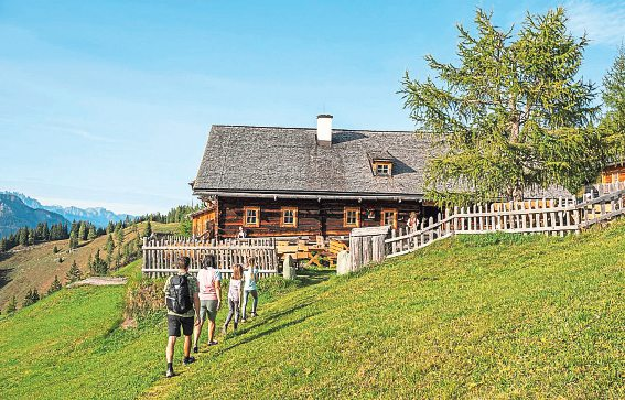40 Almhütten stehen im Großarltal als "wanderbare" Ausflugsziele offen.    Foto: Lorenz Masser
