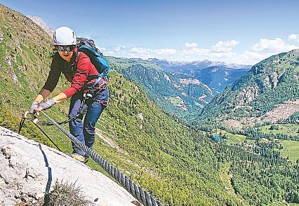 Neben dem Wandern ist auch das KlettersteigGehen bei vielen Kärntnern sehr beliebt.