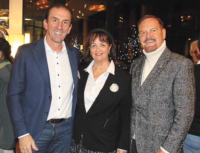 Herbert Prock (li.), Martina Astenwald & Peter Hörtnagl (Club of Masters).