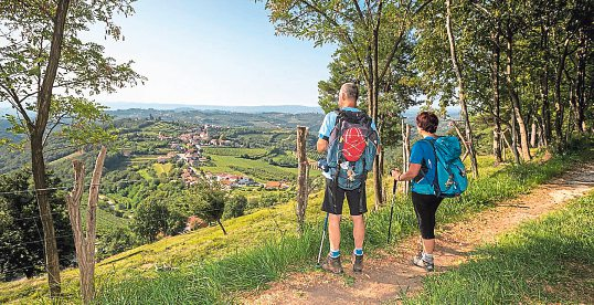 Die Region ist ein Paradies für Radfahrer und Wanderer. Über 280 km markierte Radwege und zahlreiche Wanderwege bieten Routen für jedes Niveau. Foto: Mitja Sodja