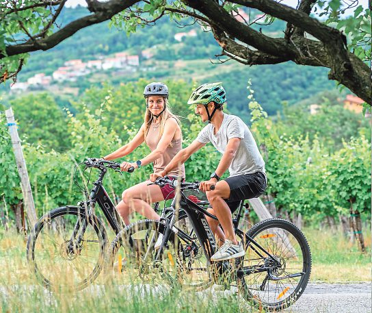 Die Region ist ein Paradies für Radfahrer und Wanderer. Über 280 km markierte Radwege und zahlreiche Wanderwege bieten Routen für jedes Niveau. Foto: Goran Vadlja Kamenjasevic