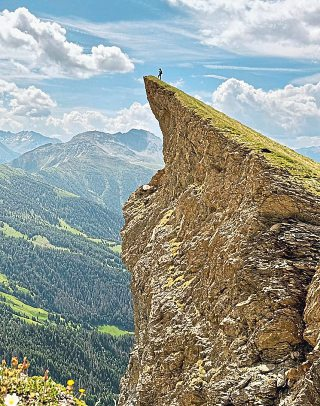 Stopp auf dem Weg zur Bretterwandspitze. Foto: Naturhotel Outside