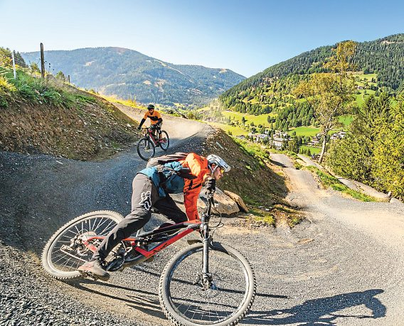 Der Bad Kleinkirchheimer Flow Country Trail ist der längste Flow Trail Europas.   Foto: Mathias Prägant