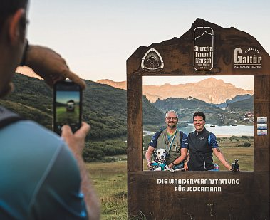 Das Erlebnis in der alpinen Landschaft steht im Mittelpunkt.