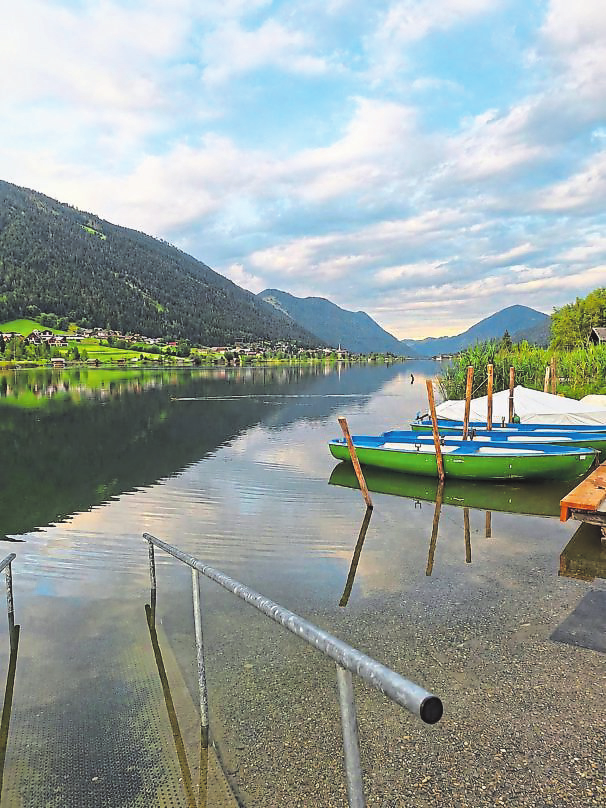 Der Weißensee ist so klar, dass teils bis zu 40 Meter in die Tiefe geblickt werden kann. Foto: Christian Krall
