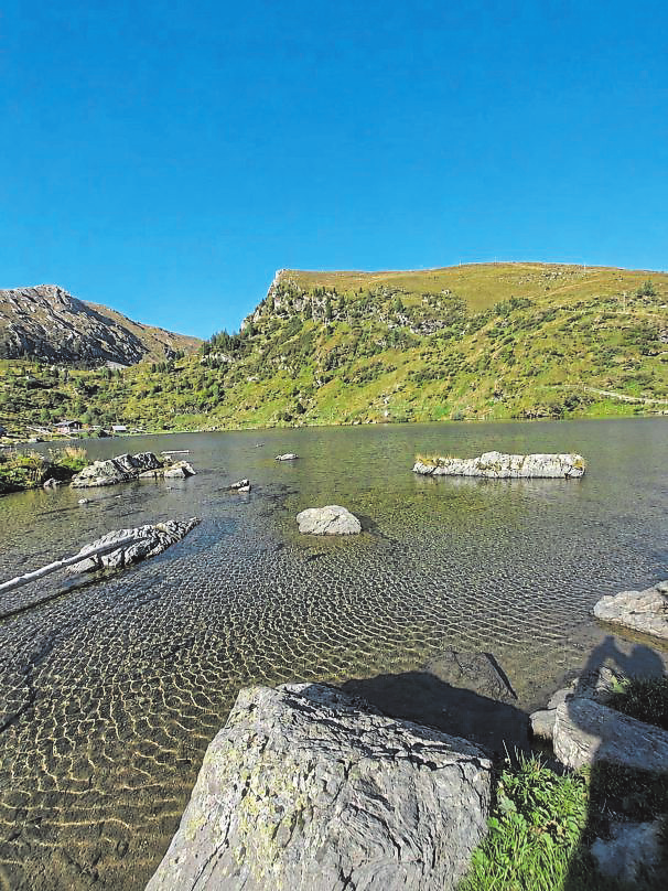 Der Falkertsee liegt in den westlichen Gurktaler Alpen, in 1872 Metern Seehöhe. Foto: Christian Krall