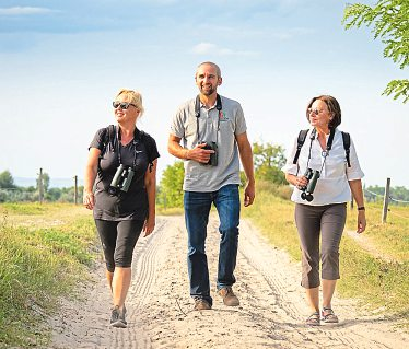 Entlang der Tour sollte man sich genügend Zeit für Beobachtungen nehmen.   <span id="i7ky7">Foto: Burgenland Tourismus/Andreas Hafenscher </span>