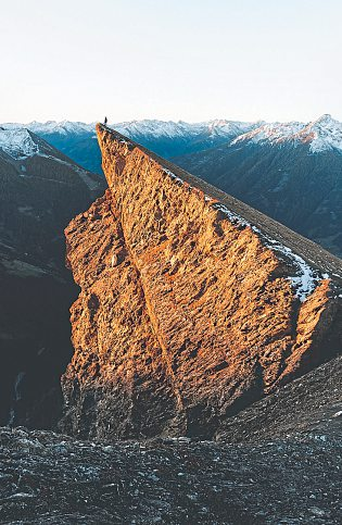 Die Bretterwandspitze in der Granatspitzgruppe gilt als Hausberg von Matrei. Foto: Elias Bachmann