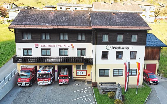 1893 wurde die FF gegründet, 1968 zog sie in dieses Gebäude Foto: FF Metnitz
