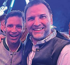 Ex-Skistar Benni Raich mit Martin Perkhofer.